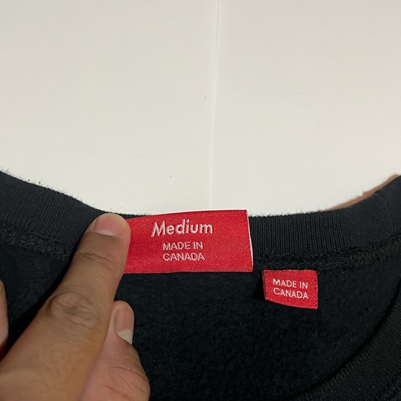 Supreme crewneck black fw18 - Picture 2 of 5